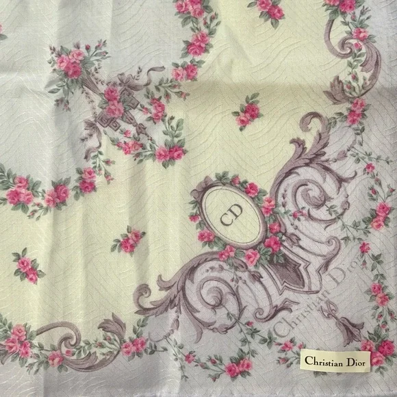 Dior Purple Hankachi Scarf - Picture 3 of 5